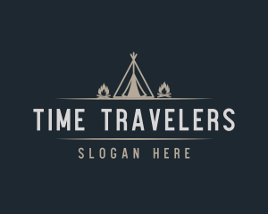 Campsite Adventure Travel logo design