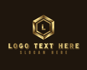 Luxury Hexagon Corporate logo