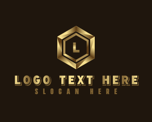 Luxury Hexagon Corporate Logo