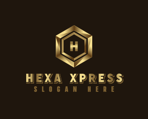 Luxury Hexagon Corporate logo design