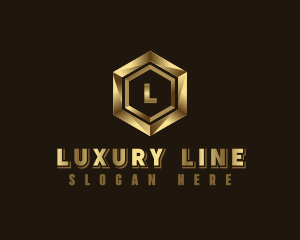 Luxury Hexagon Corporate logo design