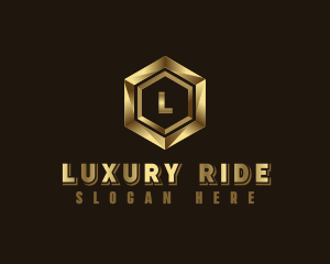 Luxury Hexagon Corporate logo design