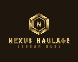 Luxury Hexagon Corporate logo design