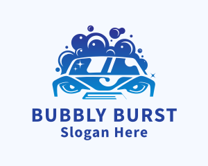 Car Wash Bubbles  logo design