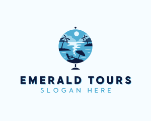 Tourist Getaway Island Logo