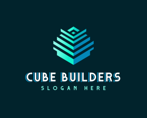 Software Cube System logo design