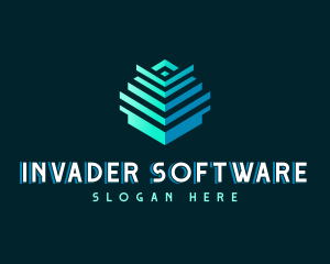 Software Cube System logo design