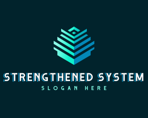 Software Cube System logo design