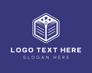 Hexagon Pen Book logo