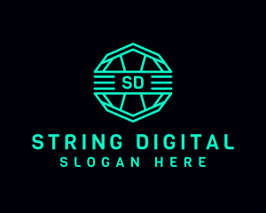 Digital Robotics Gaming logo design