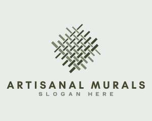 Woven Textile Pattern logo design