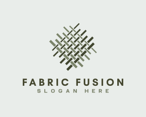 Woven Textile Pattern logo design