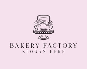 Wedding Cake Bakery logo design