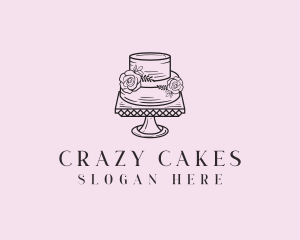 Wedding Cake Bakery logo design