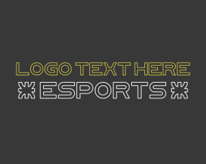 Electronic Sports Font logo