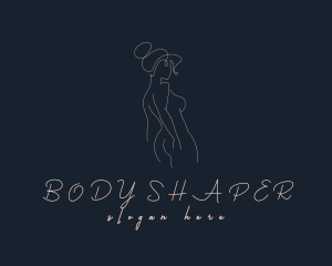 Nude Body Beautician logo design