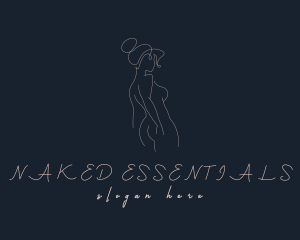 Nude Body Beautician logo design