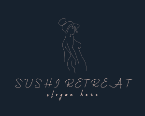 Nude Body Beautician logo design