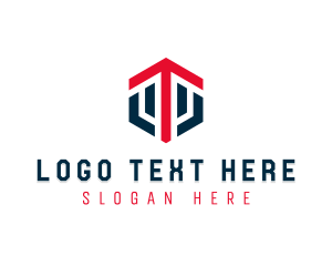 Hexagon Business Letter T logo