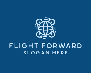 Blue Global Drone logo