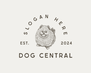 Pomeranian Dog Pet logo design