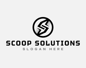 Business Company Modern Letter S logo design