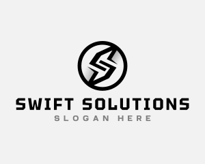 Business Company Modern Letter S logo design