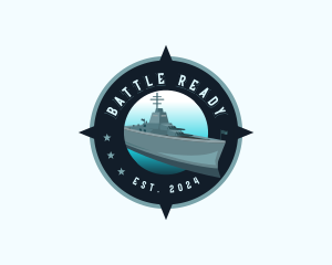 Military Navy Ship logo