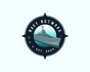 Military Navy Ship logo