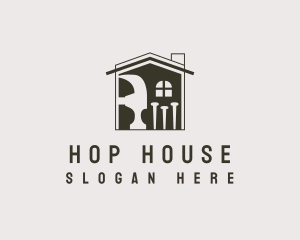 House Repair Construction logo design