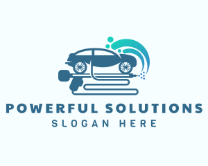 Water Car Pressure Washer logo design