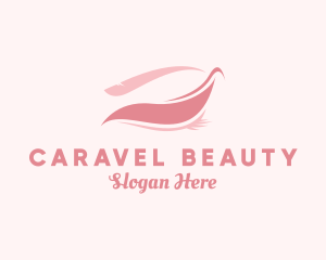 Beauty Feminine Eyelash logo design