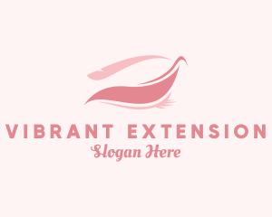 Beauty Feminine Eyelash logo design