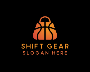 Basketball Sports Gear Shopping logo design