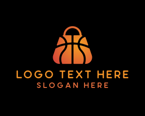 Marketplace - Basketball Sports Gear Shopping logo design