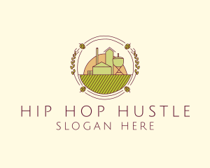 Hop Farm Brewery logo design