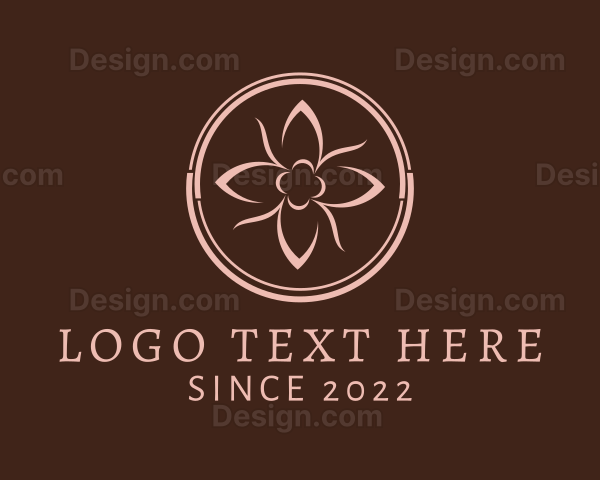 Luxury Cosmetic Flower Logo