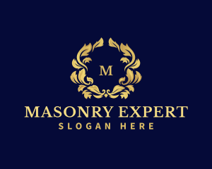 Luxury Wreath Hotel logo design