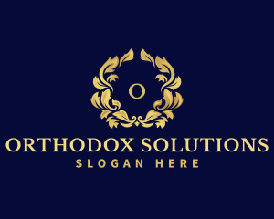 Luxury Wreath Hotel logo design