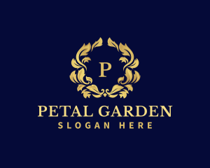 Luxury Wreath Hotel logo design