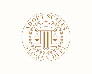 Judicial Court Paralegal logo design