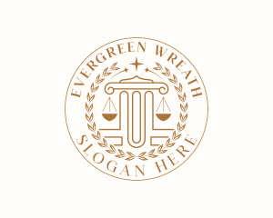 Judicial Court Paralegal logo design