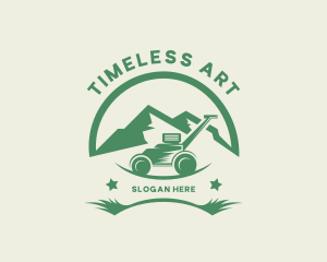 Lawn Mower Mountain Logo