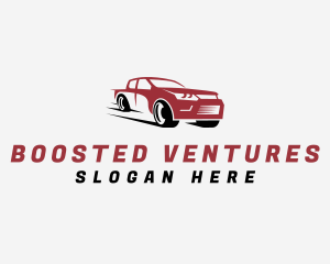 Pick Up Truck Auto Detailing logo design