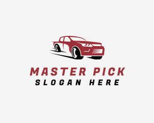 Pick Up Truck Auto Detailing logo design