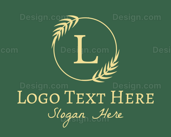 Elegant Natural Lettermark Logo