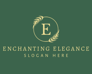 Elegant Natural Lettermark  logo design