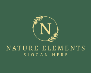 Elegant Natural Lettermark  logo design