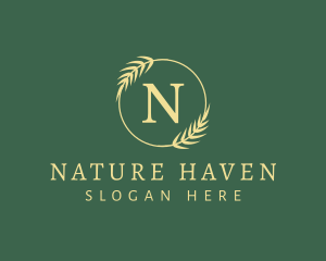 Elegant Natural Lettermark  logo design