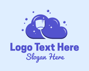 Clean Broom Cloud Logo